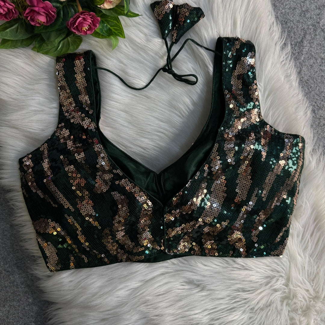 Sequence party wear blouse