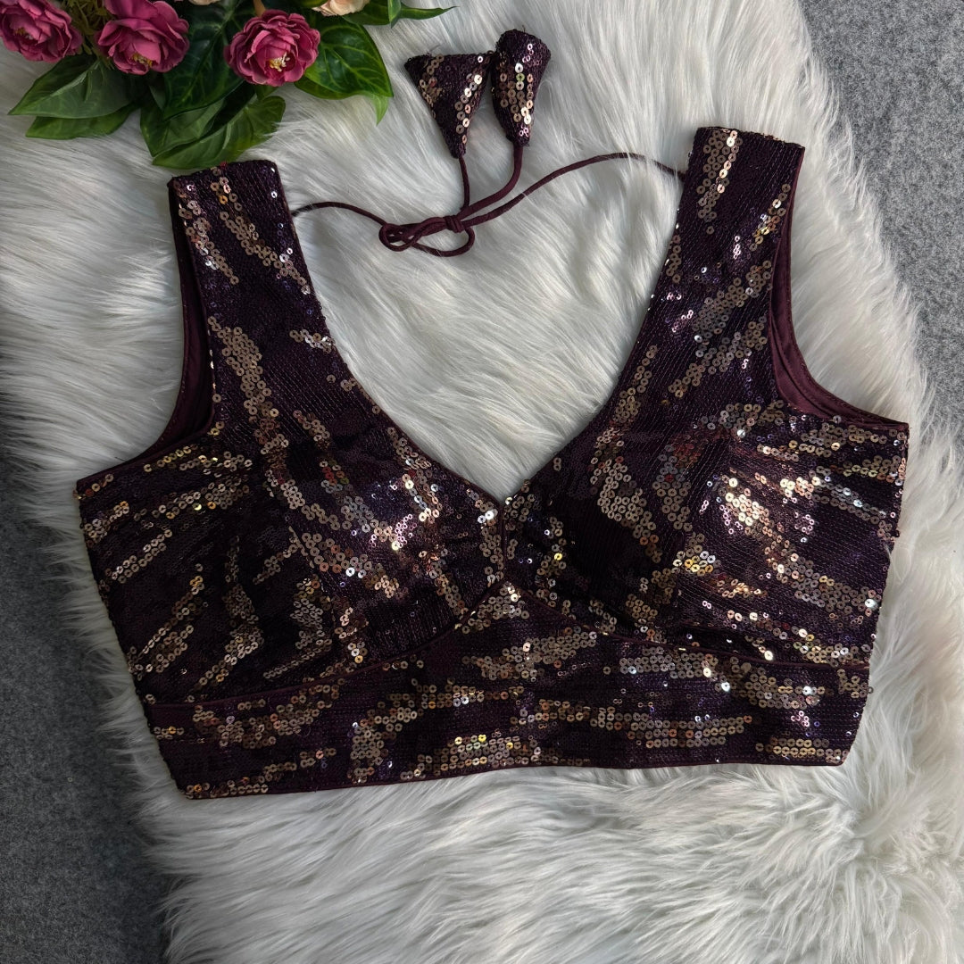 Sequence party wear blouse