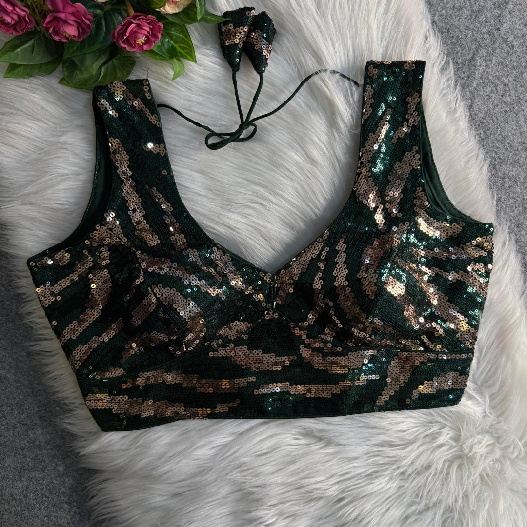 Sequence party wear blouse
