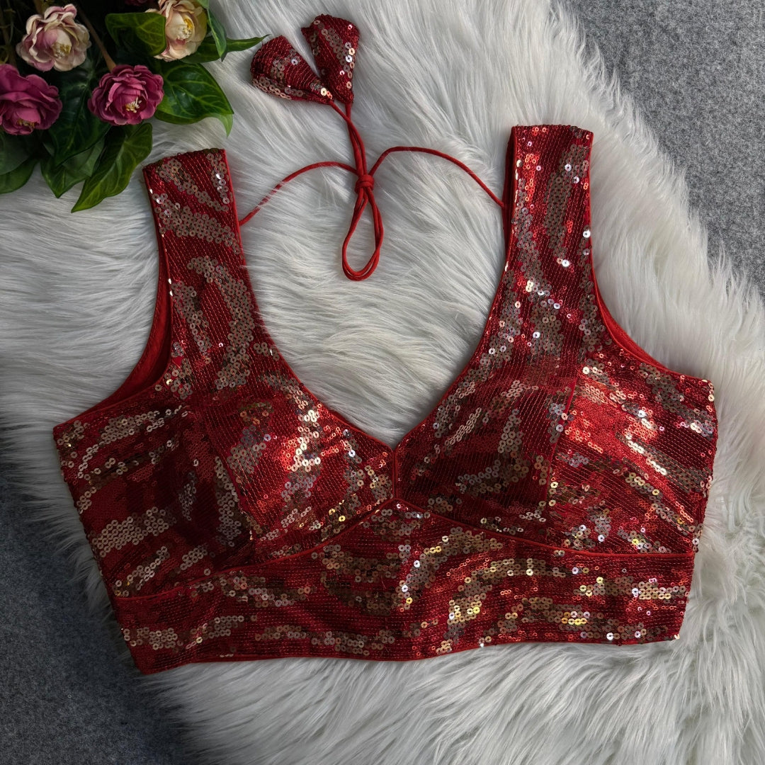 Sequence party wear blouse